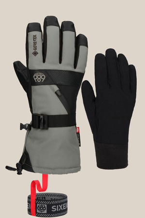 686 Gore-Tex® SMARTY® 3-in-1 Gaunlet Glove (charcoal) snowboard gloves