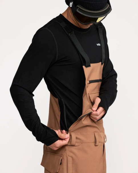 VOLCOM Roan Bib Overall (terra brown) snowboard pants