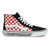VANS Skate Sk8 Hi Reissue (Grosso '84 blk/red check) skate shoes