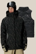 686 SMARTY® 3-in-1 Rodeo™ 3L Jacket (black fracture print) snowboard jacket