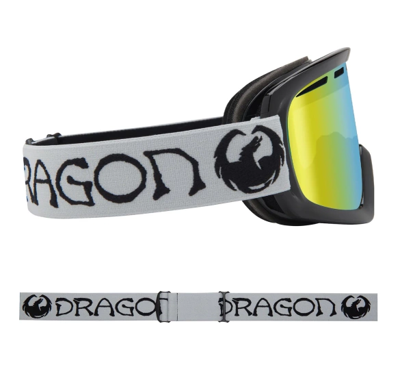 Gogle DRAGON D1 OTG Classic Grey Gold Ion + Light Rose
