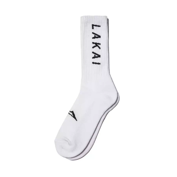 LAKAI Simple Crew (white) socks