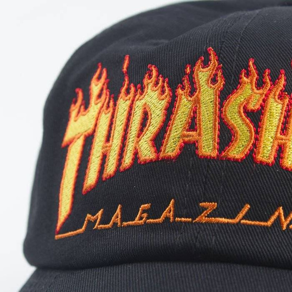 Czapka Thrasher Flame Old Timer Blk