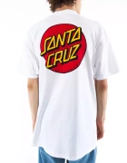 Koszulka Santa Cruz Classic Dot Chest White