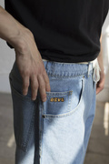 NERVOUS Baggy Denim Light Blue