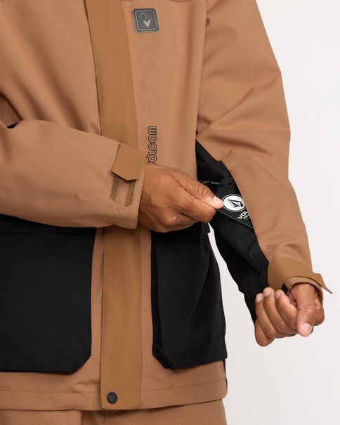 Kurtka snowboardowa VOLCOM Kleveland (terra brown)