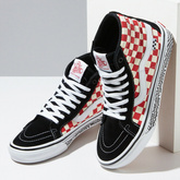 VANS Skate Sk8 Hi Reissue (Grosso '84 blk/red check) skate shoes