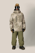 686 GORE-TEX Core Shell (limestone hemisphere print) snowboard jacket