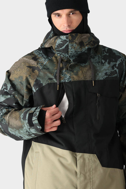 686 Geo Insulated Jacket cypress (green hemisphere colorblock)