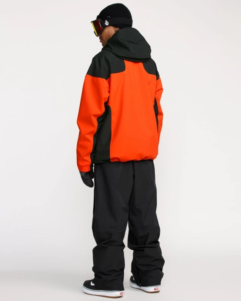 Kurtka snowboardowa VOLCOM Kleveland (orange shock)