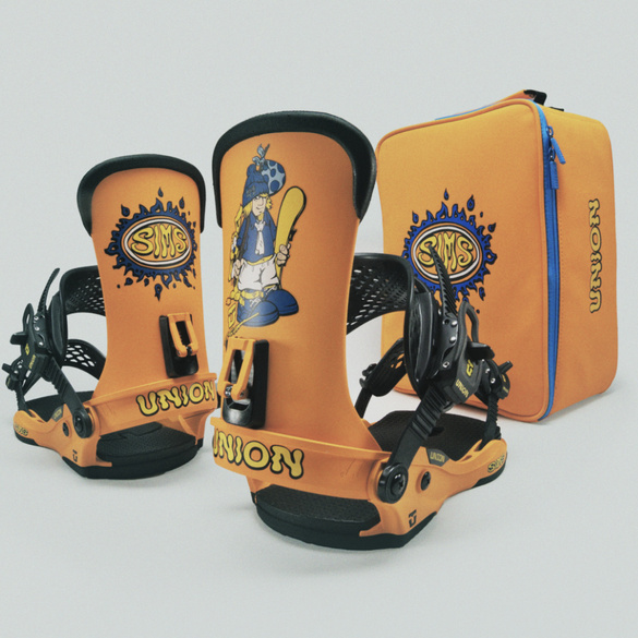 UNION Sims Nub '93 2024 snowboard bindings