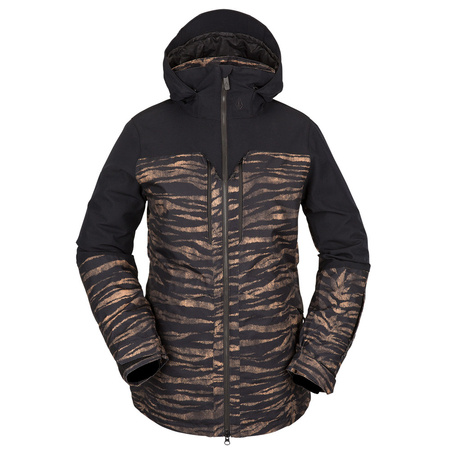 Kurtka snowboardowa VOLCOM Shelter 3D Stretch WMN (tiger print)