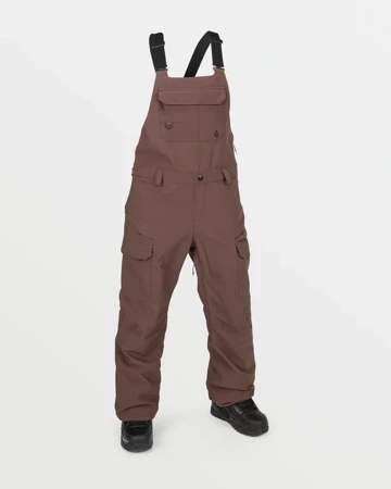 Spodnie snowboardowe VOLCOM Creston 3D Stretch Bib Overall (mahogany)