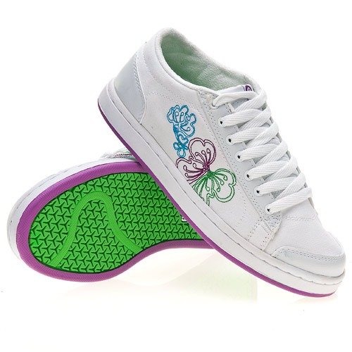 Buty ETNIES Lo-Pro Baller WMN (white/purple)