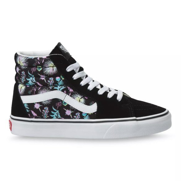 Buty VANS Sk8 Hi (paradise floral black/true white)