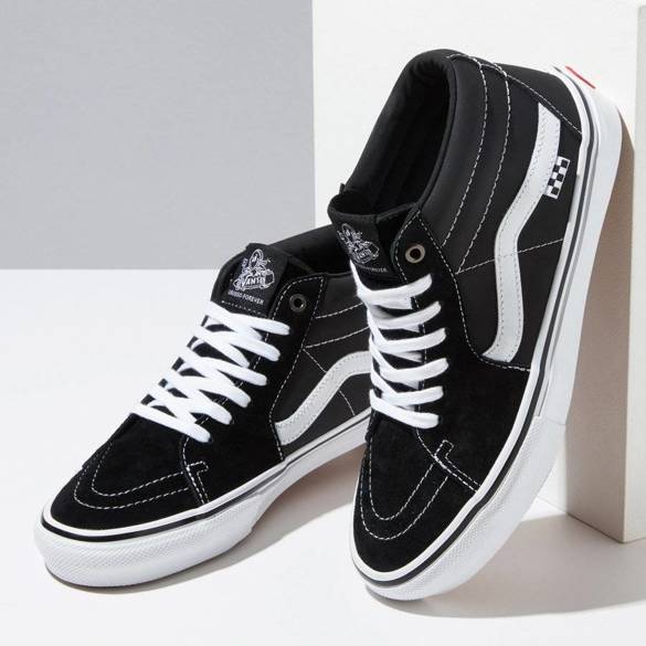 Buty VANS Skate Grosso Mid (black/white)