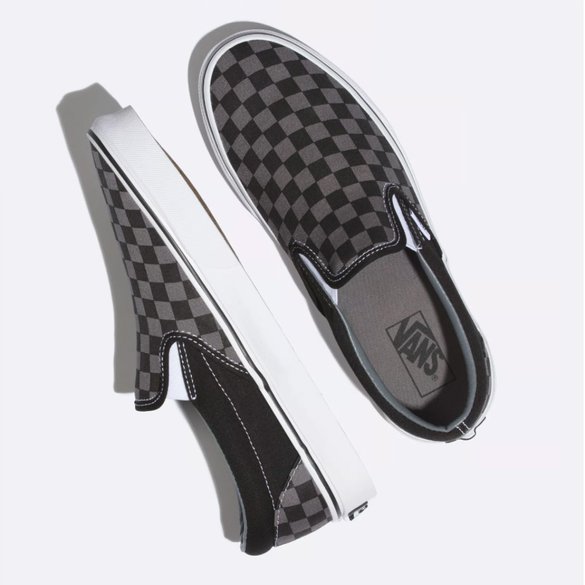 Buty VANS Slip On (black/pewter checkerboard)