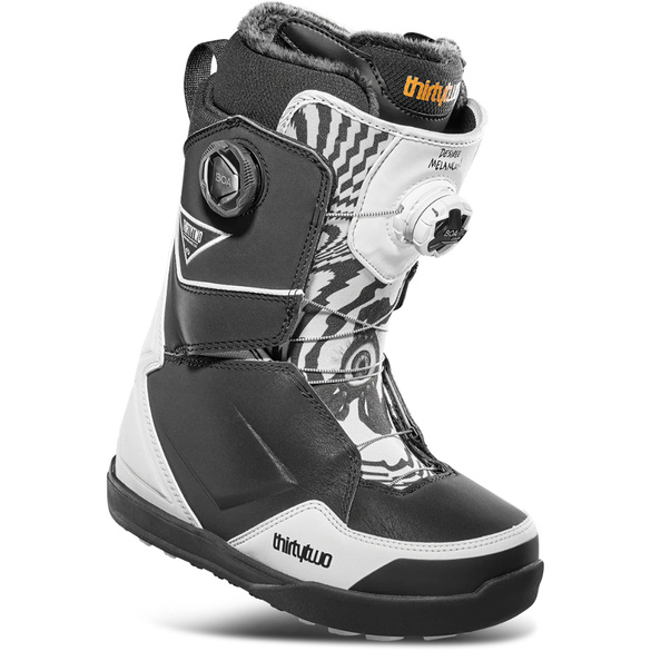 Buty snowboardowe THIRTYTWO Lashed Double BOA X MELANCON WMN (black/white)