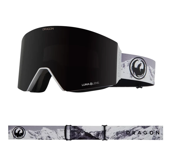 Gogle DRAGON RVX MAG OTG Silver Ionized  +  Midnight Lens