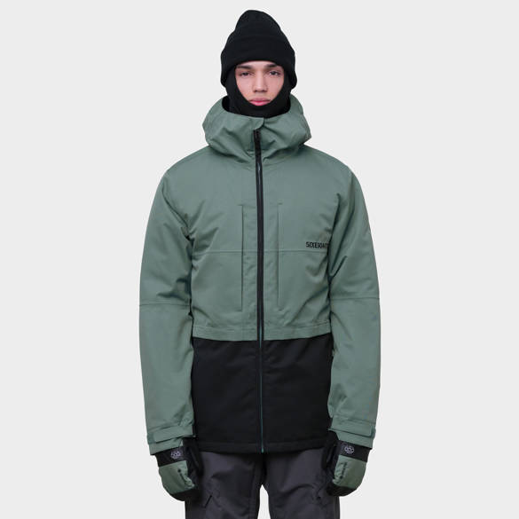 Kurtka snowboardowa 686 SMARTY® 3-in-1 Form Jacket (cypress green colorblock)