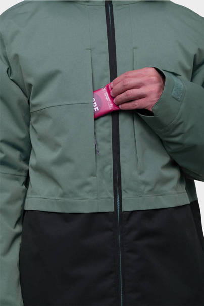 Kurtka snowboardowa 686 SMARTY® 3-in-1 Form Jacket (cypress green colorblock)