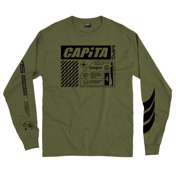 Longsleeve CAPITA Mental Long Sleeve Tee (olive drab)