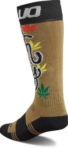 Skarpety ThirtyTwo Double Sock (black/tan)