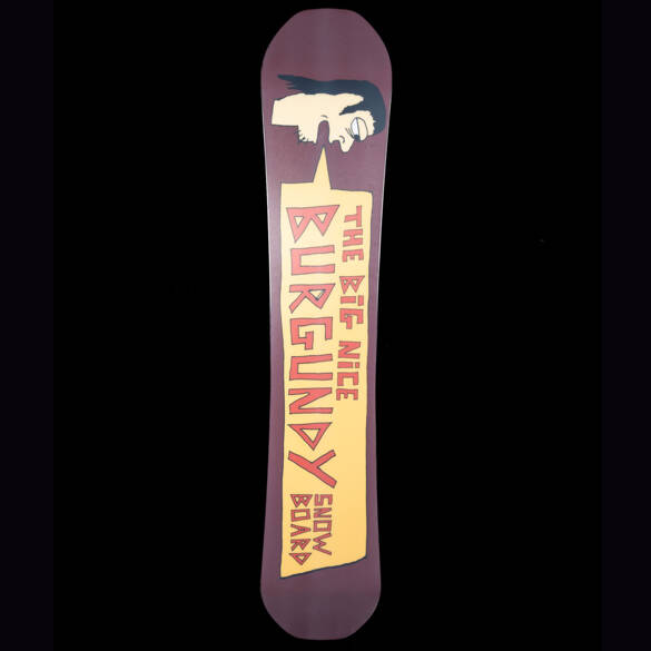 Snowboard CAPITA x BOMBHOLE Big Nice Burgundy Snowboard