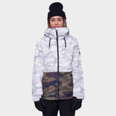 Kurtka snowboardowa 686 Athena Insulated (white camo colorblock)