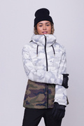 Kurtka snowboardowa 686 Athena Insulated (white camo colorblock)