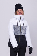 Kurtka snowboardowa 686 Athena Insulated (white geo colorblock)