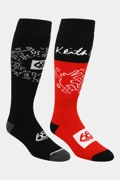 Skarpety snowboardowe 686 x Keith Haring Sock 2-Pack