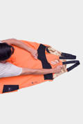 Spodnie snowboardowe 686 Exploration Bib (nasa orange black)